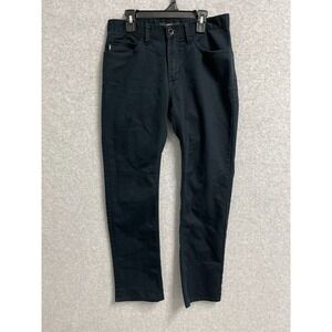 Vans Off The Wall V56 Standard Jeans Women 28 Black Denim Dark Wash Straight Leg